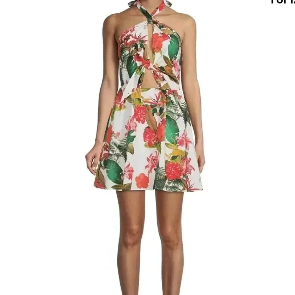 NWT Gianni Bini Charlotte mini floral print dress
